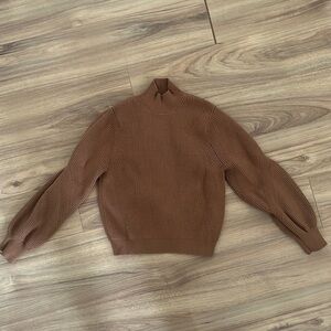 ZARA camel/brown turtleneck